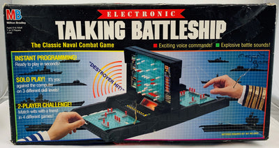 Electronic Talking Battleship Game - 1989 - Milton Bradley - Great Condition