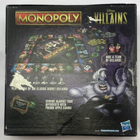 Disney Villains Monopoly Game - 2017 - Hasbro - Great Condition
