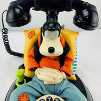 Goofy Animated Talking Phone Telemania Disney - Working - Clean - Great Condition