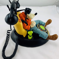 Goofy Animated Talking Phone Telemania Disney - Working - Clean - Great Condition