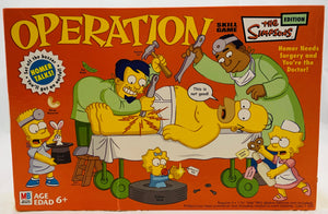 Simpsons Operation Game - 2005 - Milton Bradley - Great Condition