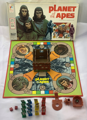 Planet of the Apes Game - 1974 - Milton Bradley - Good Condition