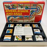 Rivers, Roads & Rails Game - 1984 - Ravensburger - Great Condition