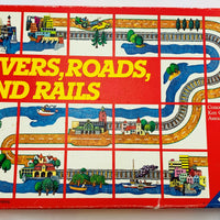 Rivers, Roads & Rails Game - 1984 - Ravensburger - Great Condition