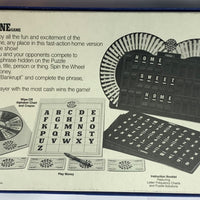 Wheel of Fortune Game - 1986 - Pressman - Great Condition