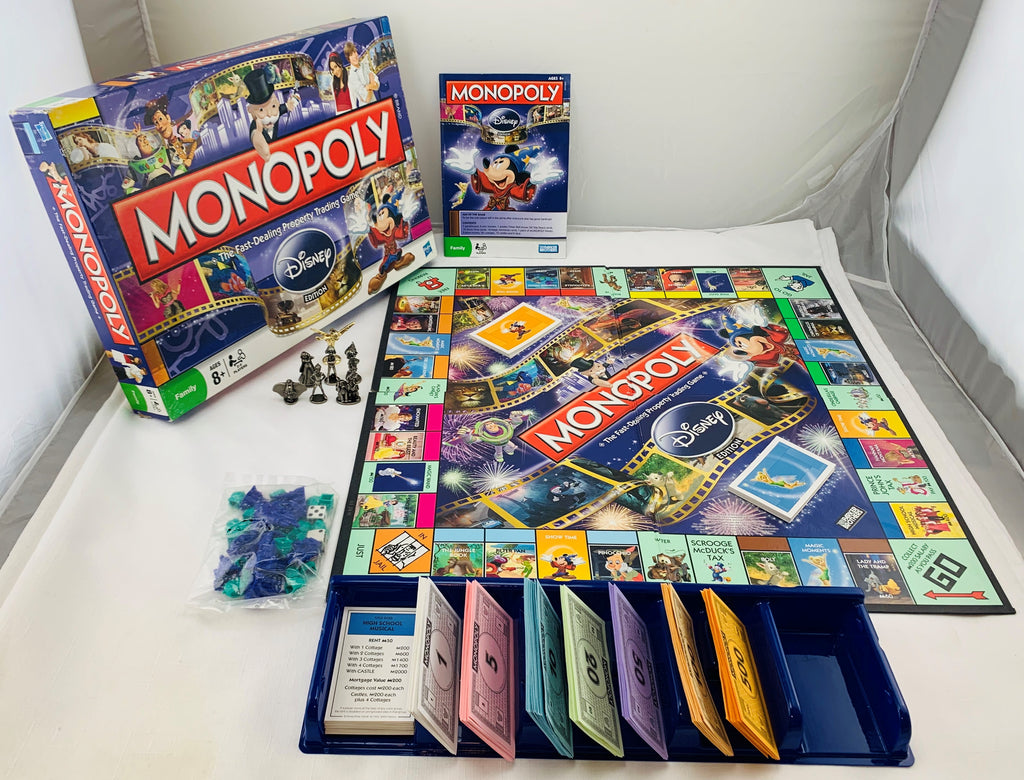 Disney Monopoly Game - 2009 - Parker Brothers - Great Condition