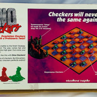Dino Checkers Game - 1989 - Educational Insights - Great Condition