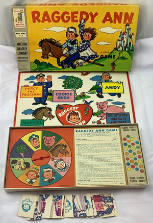 Raggedy Ann Game - 1956 - Milton Bradley - Great Condition