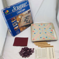 Scrabble Deluxe Edition - 1987 - Milton Bradley - Great Condition