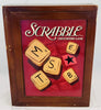 Scrabble Wood Bookshelf Game  - 2009 - Parker Brothers - Great Condition