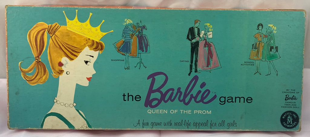 Board Game Replacement Pieces: The Barbie Game Queen of the Prom 1960  Mattel