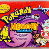 Pokemon Gold & Silver Memory Game - 2000 - Milton Bradley - Great Condition