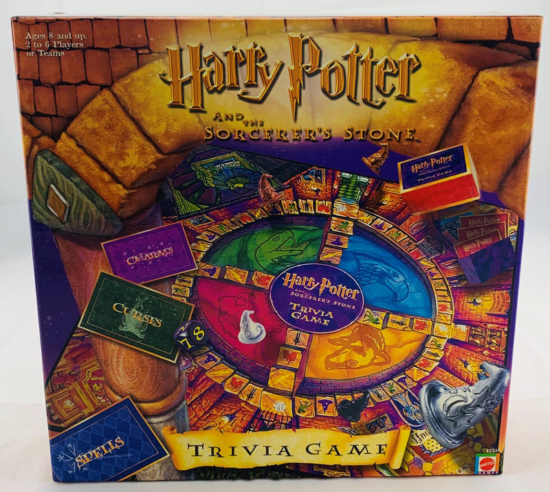 Harry Potter & The Sorcerers Stone Trivia Game - 2000 - Mattel