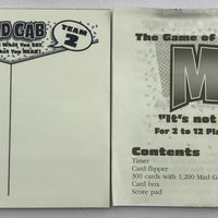 Mad Gab Game - 1995 - Mattel - Great Condition