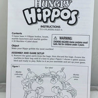 Hungry Hungry Hippos Game - 1998 - Milton Bradley - Great Condition
