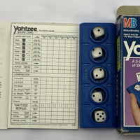 Travel Yahtzee Game - 1989 - Milton Bradley - Great Condition