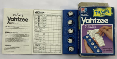 Travel Yahtzee Game - 1989 - Milton Bradley - Great Condition