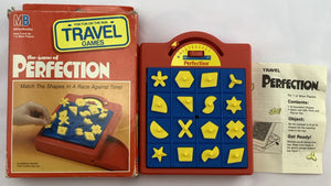 Travel Perfection Game - 1990 - Milton Bradley - Great Condition