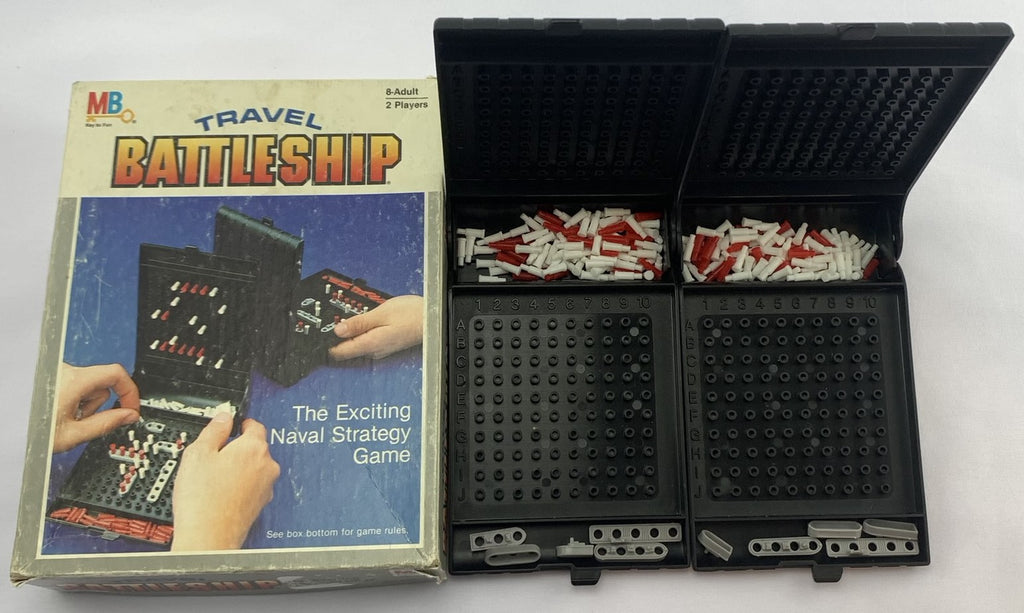 Travel Battleship Game - 1984 - Milton Bradley - Great Condition