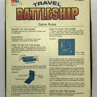 Travel Battleship Game - 1984 - Milton Bradley - Great Condition