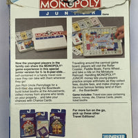 Monopoly Junior Travel Game - 1991 - Parker Brothers - Great Condition