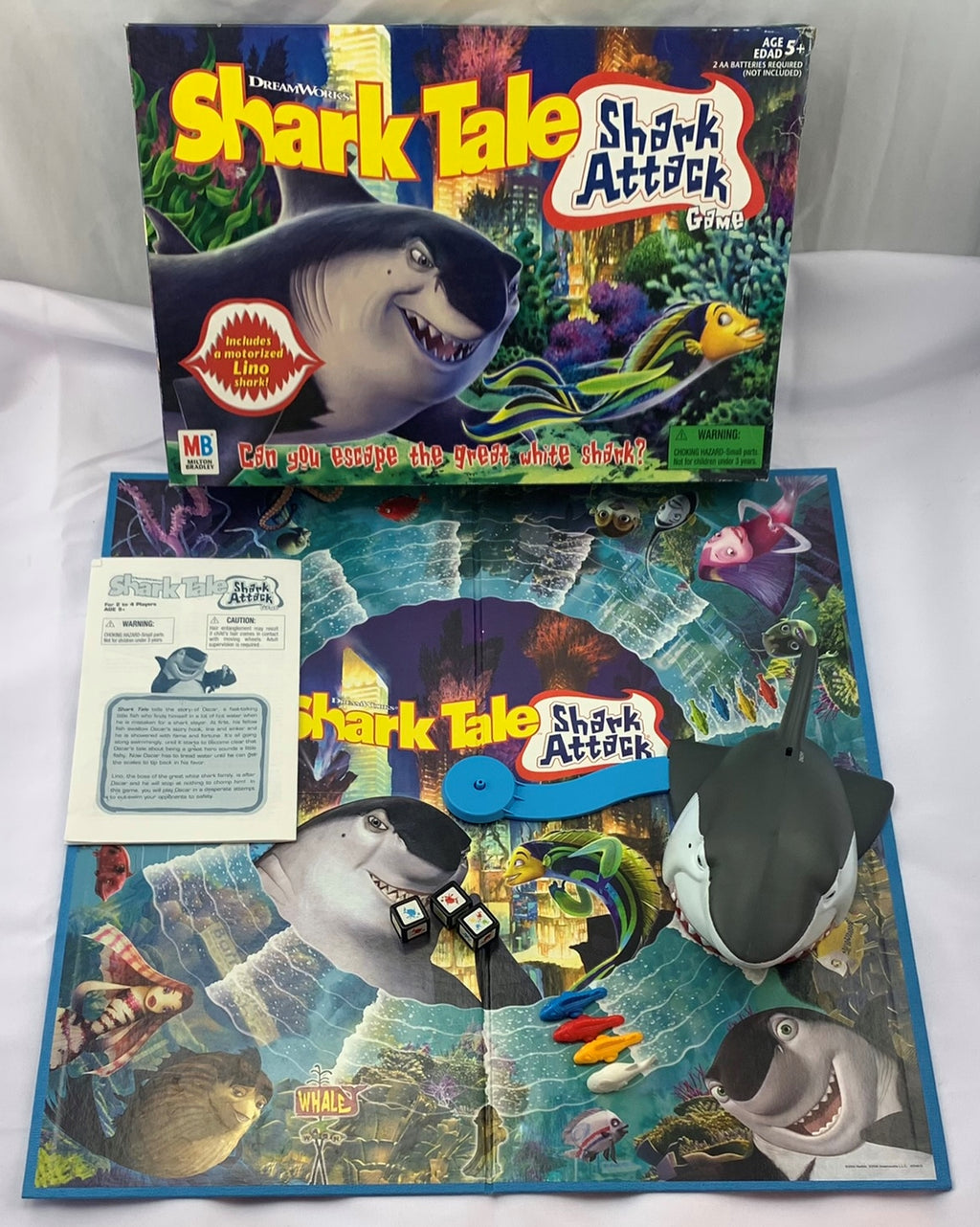 Shark Attack Game - 1988 - Milton Bradley - Great Condition
