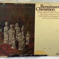 Renaissance Chessmen Chess Set - 1970 - E.S. Lowe - Very Good Condition