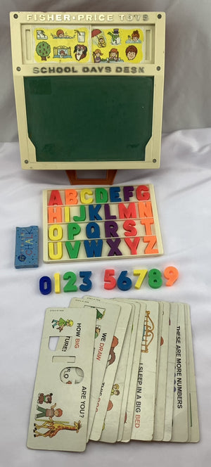 School Days Desk - 1972 - Fisher Price - Good Condition