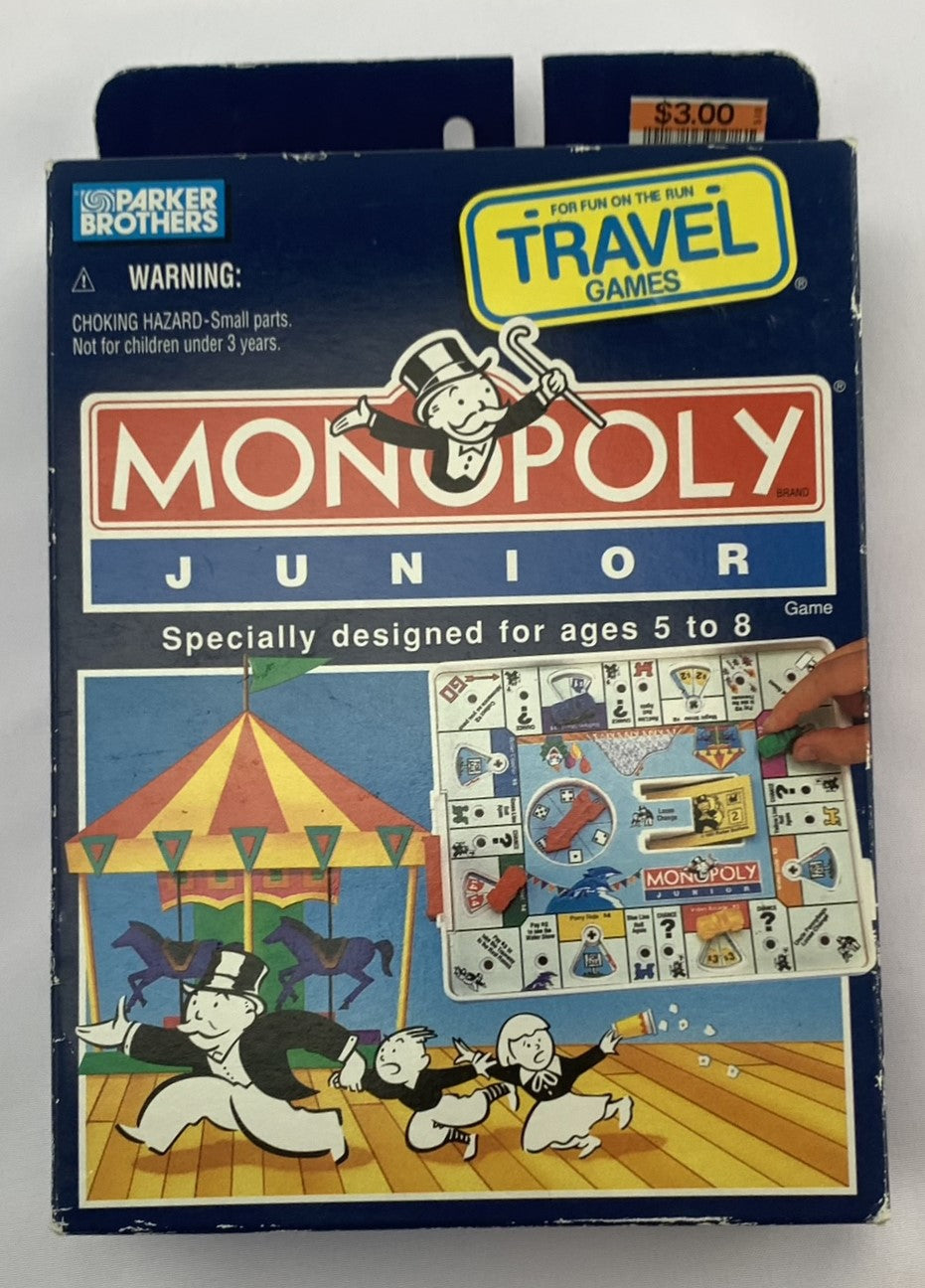 Monopoly Junior Travel Game - 1994 - Parker Brothers - Still Sealed