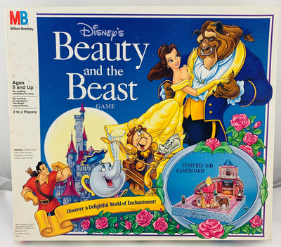 Beauty and the Beast 3D Game - 1991 - Milton Bradley - Great Condition