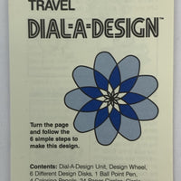 Dial A Design Spirograph Travel Game - 1989 - Milton Bradley - Great Condition