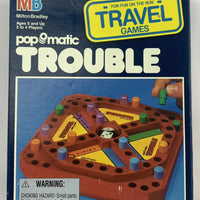 Trouble Travel Game - 1989 - Milton Bradley - Great Condition
