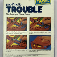 Trouble Travel Game - 1989 - Milton Bradley - Great Condition