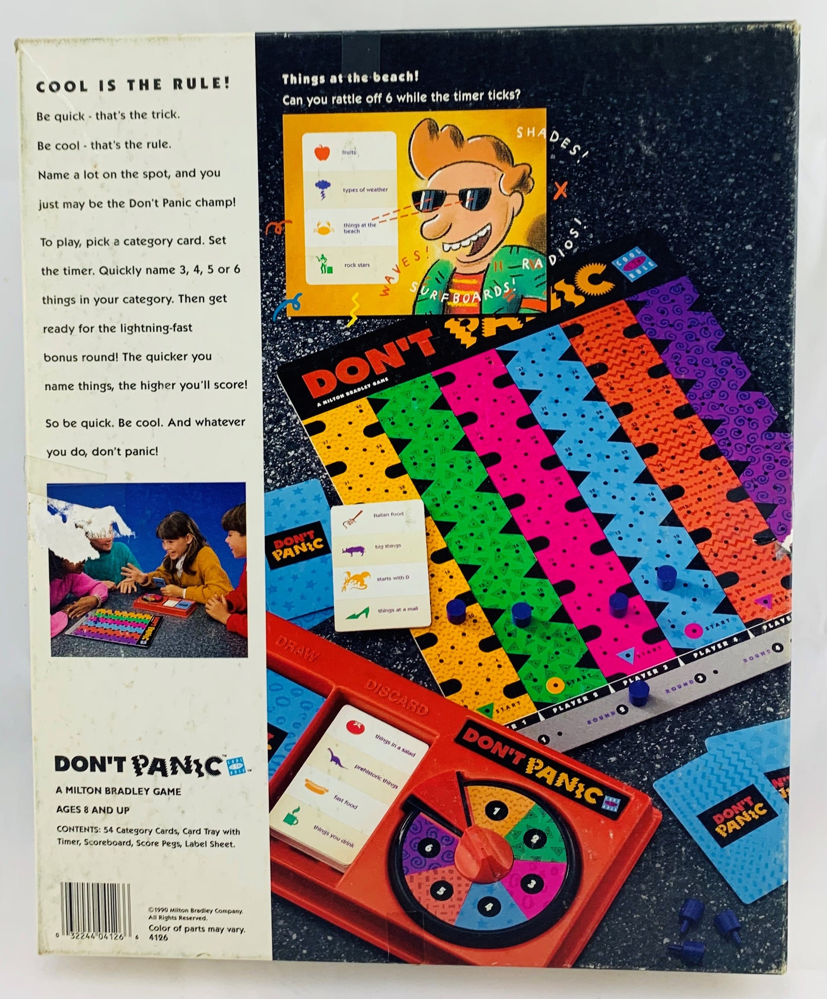 Don't Panic Game Game - 1990 - Milton Bradley - Great Condition | Mandi