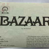 Bazaar Game - 1987 - Discovery Toys - Good Condition