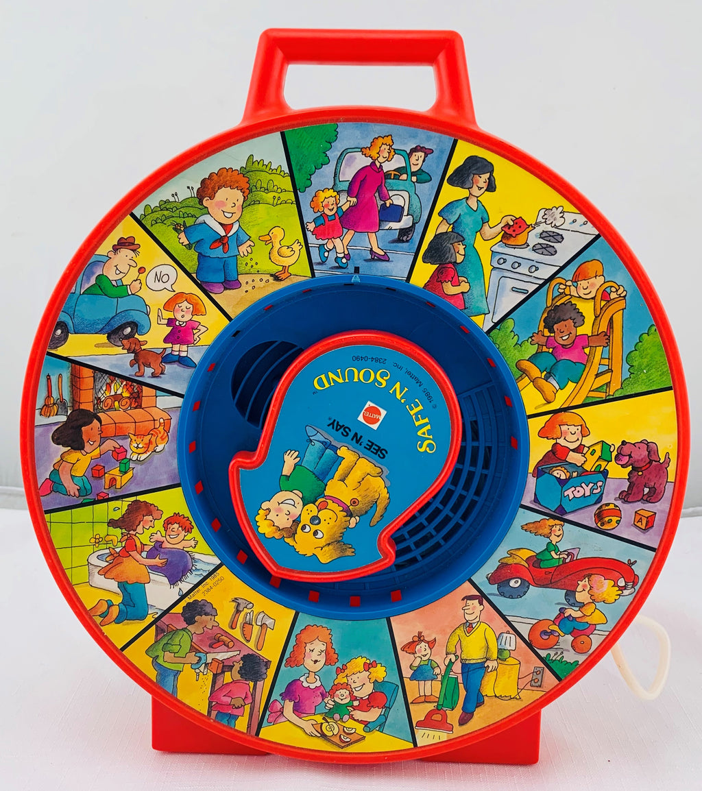 See N Say See and Say Safe N Sound - 1985 - Mattel - Working/Clean - Great Condition