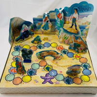 Little Mermaid 3D Board Game - 1990 - Milton Bradley - Good Condition