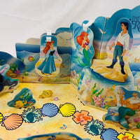 Little Mermaid 3D Board Game - 1990 - Milton Bradley - Good Condition