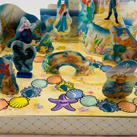 Little Mermaid 3D Board Game - 1990 - Milton Bradley - Good Condition
