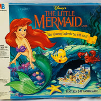 Little Mermaid 3D Board Game - 1990 - Milton Bradley - Good Condition