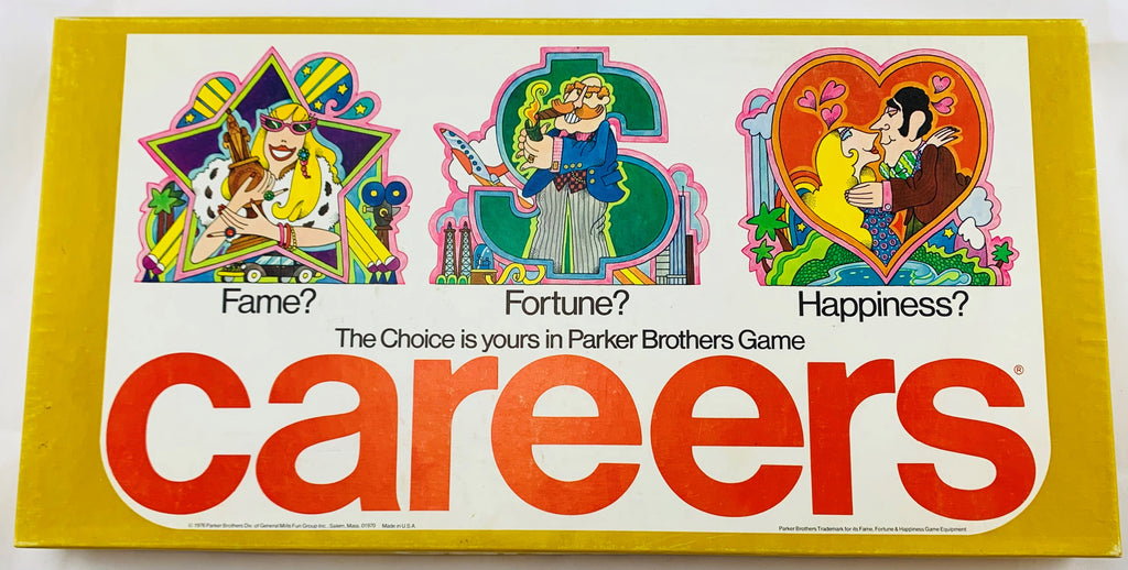 Careers Game - 1976 - Parker Brothers - Great Condition