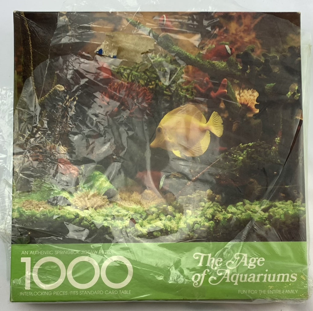 The Age of Aquariums Puzzle 1000 Piece Puzzle - Sprinbok - New/Sealed