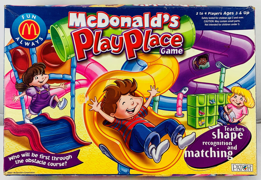 McDonald's Play Place Game - 2001 - Patch - Great Condition