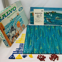 Salvo Battleship Game - 1961 - Ideal - Very Good Condition