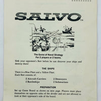 Salvo Battleship Game - 1961 - Ideal - Very Good Condition