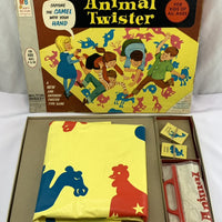 Animal Twister Game - 1967 - Milton Bradley - Very Good Condition