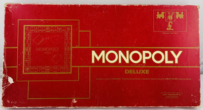 Deluxe Monopoly Game - 1972 - Waddington - Good Condition