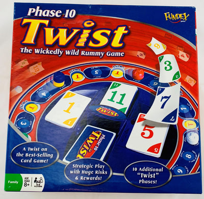 Phase 10 Twist Game - 2007 - Fundex - Great Condition