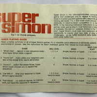Super Simon Game - 1979 - Milton Bradley - Great Condition