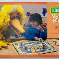Sesame Street My First Games Stop & Go Game - 1986 - Milton Bradley - Great Condition